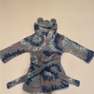 2T Tie-Dye Hooded Robe with Ears